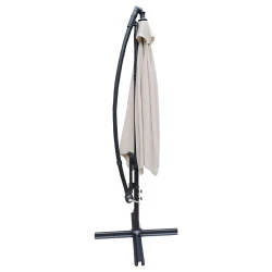 Viseći aluminijumski suncobran 300 cm bež