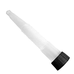 Replacement spout for plastic oil can