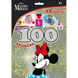 Minnie - 100 nalepk z barvnimi listi