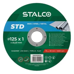 STALCO Ploščata rezalna plošča za kovino STD 125x1,0 mm S063259010
