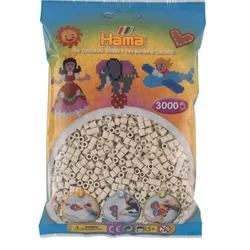 Hama Midi perle 201-77 mlečno bele barve 3000 kosov