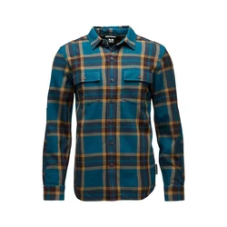 Srajca Black Diamond PROJECT TWILL LS, temni curry-indigo (S)