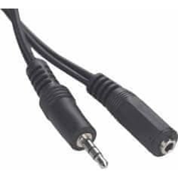 GEMBIRD Audio kabl 3.5mm/3.5mm, M/F 1,5 m 3,5mm crni