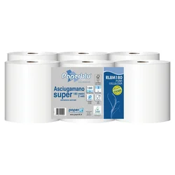 PAPERBLU Papirni ubrus, 180 m, Celuloza, Dvoslojni, 6 rolni