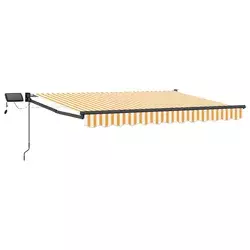 Ručna zlačivna tenda s LED diodama 3,5 x 2,5 m