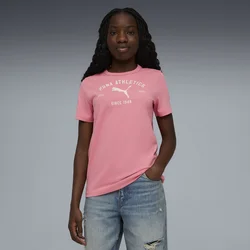PUMA Class Graphic Tee Youth, Clothing, Wild Pink, 9-10Y