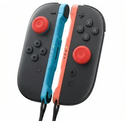 Par rdečih silikonskih kapic za Nintendo Switch 2