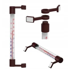 shumee Rjavi samolepilni zunanji termometer 22 cm