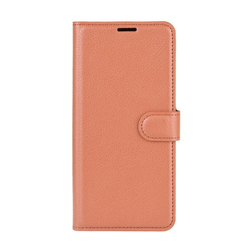 Elegantna torbica Litchi za Xiaomi Redmi Note 9S / Redmi Note 9 Pro / Redmi Note 9 Pro Max - smeđa