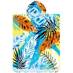 Pončo brisača SUMMER FRESH modro-rumene barve 80x145 cm