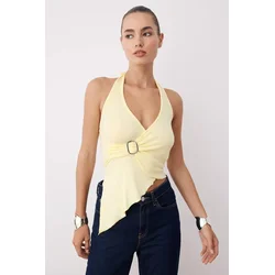 Trendyol Milla Ženska bluza Tprss25Bz00048, Žuta