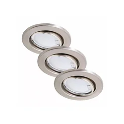 Briloner 7221-032 - SET 3x LED kupatilsko svetlo 1xGU10/3W/230V mat hrom
