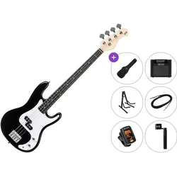 PSD Guitars PCB-100 Premium SET Black Električna bas kitara