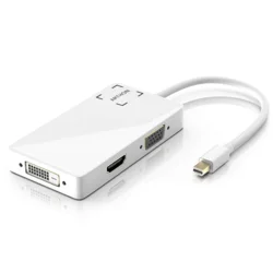 Adapter Mini DP DisplayPort na VGA/DVI/HDMI 3v1