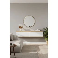 Hanah Home komoda Aplos 120, 120 cm, hrast Sapphire / bela
