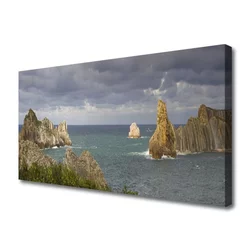 tulup.si Slika na platnu Sea rock landscape 140x70 cm
