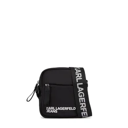 KARL LAGERFELD JEANS Torba za čez ramo črna/bela
