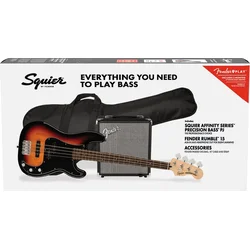 Fender Squier Affinity Series Precision Bass PJ Pack LRL 3-Color Sunburst Električna bas kitara (Kot novo)