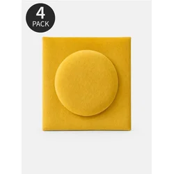 Sinsay - Tapacirani zidni paneli u obliku blokova 4 pack - žuto