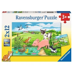 Ravensburger Slagalica Mladunci na farmi, 2x12 delova