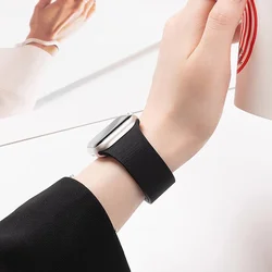 Mashi Zamenska narukvica za pametni sat za Apple Watch, Crna