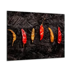 shumee Steklena zaščitna plošča ZA štedilnik 60x52 chili