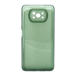 Maska za telefon TRANSPARENT COLOR za Xiaomi Poco X3, Zelena