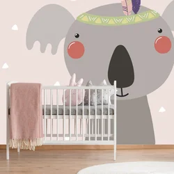 Tapeta koala z indijanskim peresom - 392x264