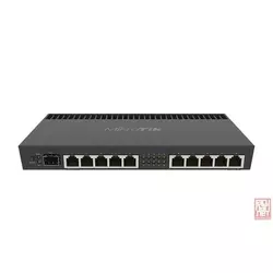 MikroTik RB4011iGS+RM, 10xGigabit port, SFP+ 10Gbps cage, Quad-core 1.4Ghz CPU, 1GB RAM, Passive PoE in/out, RouterOS L5