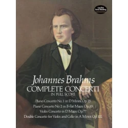 BRAHMS:COMPLETE CONCERTI IN FULL SCORE