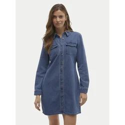 VERO MODA Obleka Jennie  moder denim