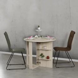 Hanah Home Sklopivi sto Middle 90x77x45cm Hrast