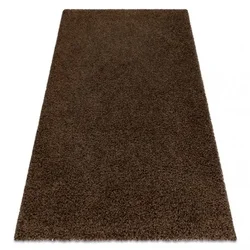 eoshop Preproga SOFFI shaggy 5cm rjava ( - Velikost: 60x300 cm)