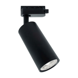 Reflektor MICA za šinski sistem 1xGU10/25W/230V, jednofazni, crni