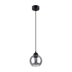 Sollux SL.1141 - Luster na sajli ALINO 1xE27/60W/230V crna