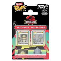 Funko Bitty Pop! 2-Pack: Jurassic Park - Velociraptor in Brachiosaurus – vinilni figurici