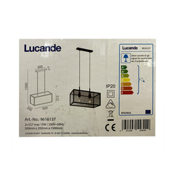 Lucande - Luster na sajli BEYZA 2xE27/15W/230