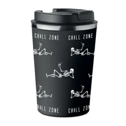 shumee Termo vrček Premium s potiskom okostja Chill Zone 350 ml KT_054