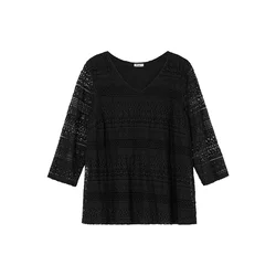 SHEEGO Bluza črna