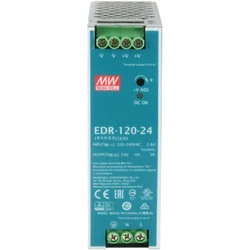 LevelOne 24V industrijski napajalnik, 120W, DIN-Rail