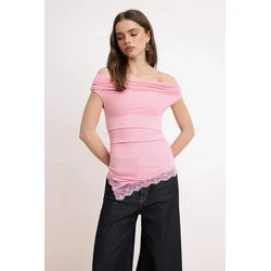 Trendyol Milla Ženska bluza, Roze