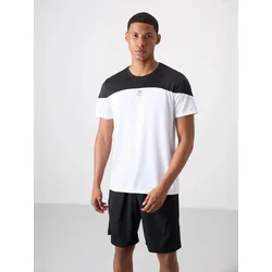 Tommy Life Majica T-Shirts črna / bela