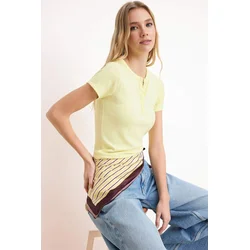 Trendyol Milla Ženska bluza, Žuta