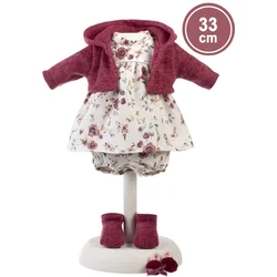 Llorens P33-146 obleka za lutko velikosti 33 cm