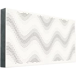 Mega Acoustic FiberPRO120 Sinus White/Gray Absorbent leseni panel