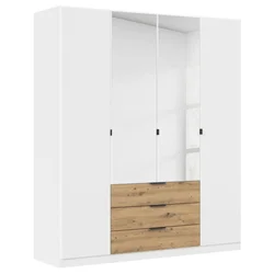 Boxxx omara ZA OBLAČILA, siva, bela, hrast artisan