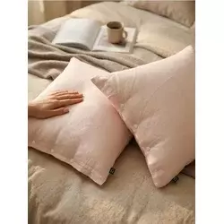 Sinsay - Set satenskih jastučnica 2 pack - pastelno roze