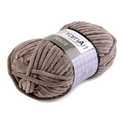 Pletenje ženilja Dolce 100 g - (754) bež temna.