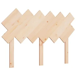 Vidaxl Posteljno vzglavje 122,5x3x80,5 cm trdna borovina