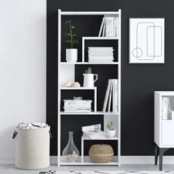 Hanah Home Polica 60?x150x15cm Bela
